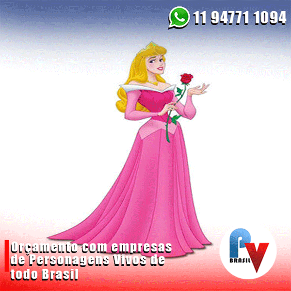Os melhores personagens vivos para a sua festa Os melhores personagens vivos