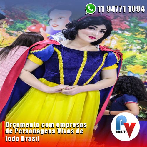 Branca de Neve Personagem Vivo para Festas Branca de Neve Personagem Vivo para Festas