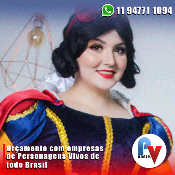 Os melhores personagens vivos para a sua festa Os melhores personagens vivos