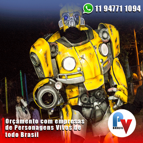 Os melhores personagens vivos para a sua festa Os melhores personagens vivos