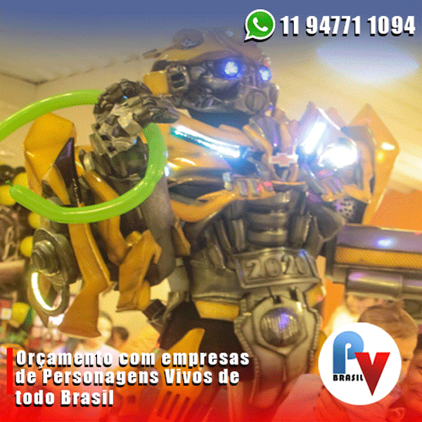 Os melhores personagens vivos para a sua festa Os melhores personagens vivos