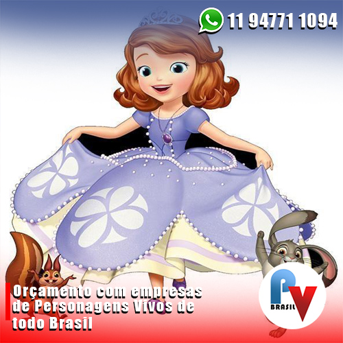 Contratar Cosplay da Princesinha Sofia Contratar Cosplay da Princesinha Sofia
