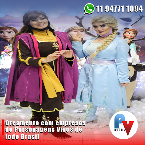 Contratar Cosplay da Frozen Contratar Cosplay da Frozen