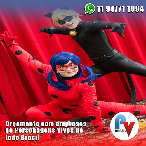 Contratar Cosplay da Ladybug e Catnoir Contratar Cosplay da Ladybug e Catnoir