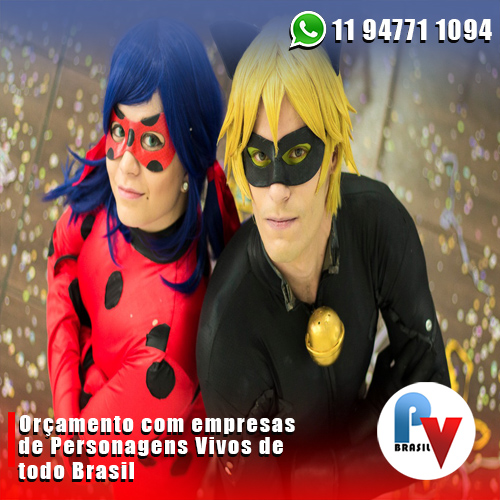 Contratar Cosplay da Ladybug e Catnoir Contratar Cosplay da Ladybug e Catnoir