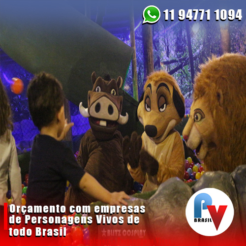 Contratar Cosplay do Simba, Pumba, Timã Contratar Cosplay do Simba, Pumba, Timã
