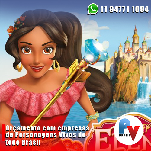 Contratar Elena de Avalor Personagem Vivo Contratar Elena de Avalor Personagem Vivo