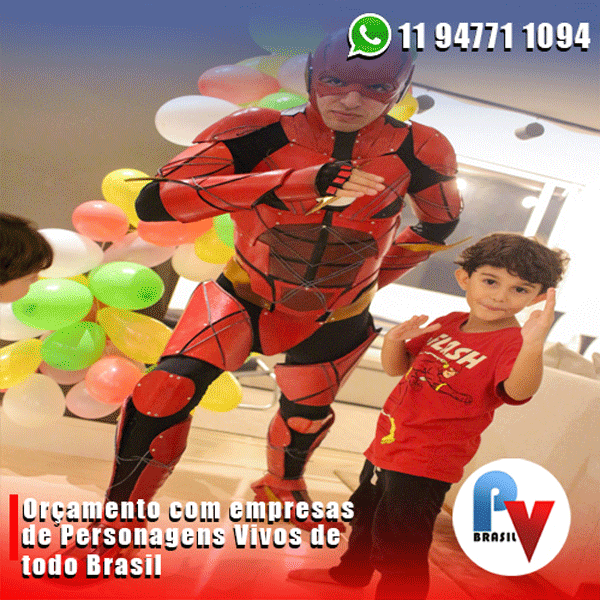Os melhores personagens vivos para a sua festa Os melhores personagens vivos
