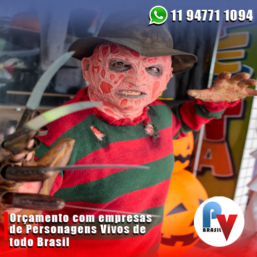Freddy Krueger Personagens Vivos para Festas Freddy Krueger Personagens Vivos para Festas