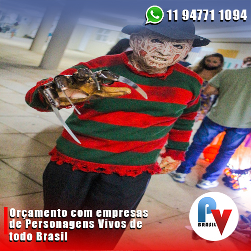 Freddy Krueger Personagens Vivos para Festas Freddy Krueger Personagens Vivos para Festas