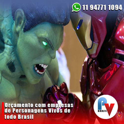 Hulk Personagem Vivo para Festas