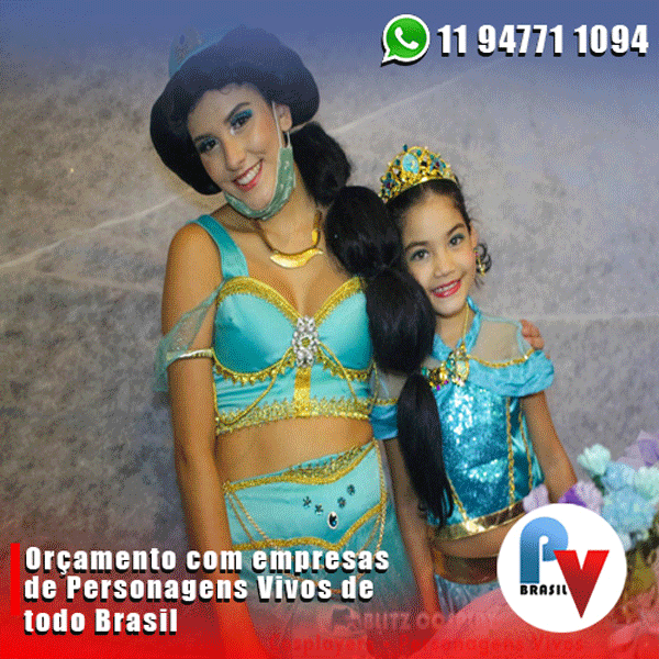 Os melhores personagens vivos para a sua festa Os melhores personagens vivos
