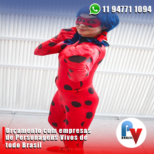 Ladybug Personagem Vivo para Festas Ladybug Personagem Vivo para Festas