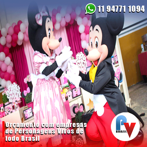 Os melhores personagens vivos para a sua festa Os melhores personagens vivos