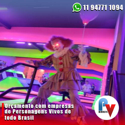 Pennywise Personagens Vivos para Festas Pennywise Personagens Vivos para Festas