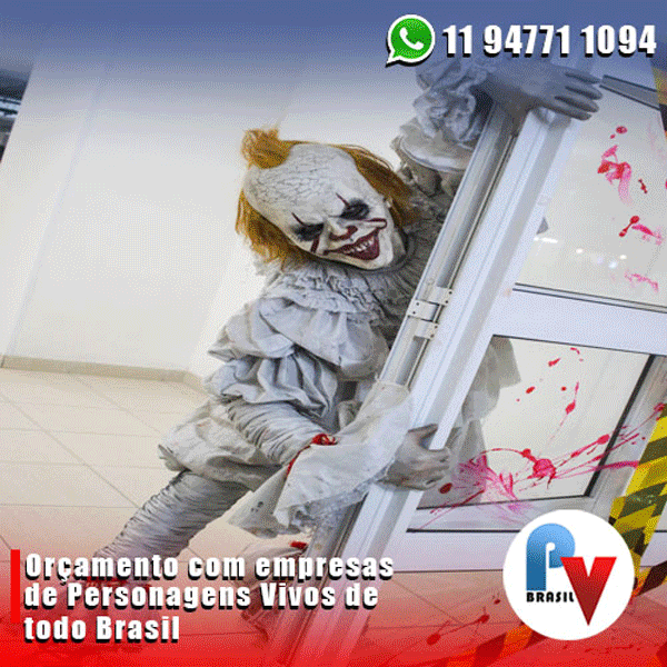 Os melhores personagens vivos para a sua festa Os melhores personagens vivos