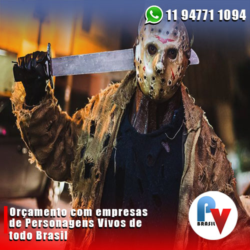Personagens Vivos da A Freira e Jason Personagens Vivos da A Freira e Jason
