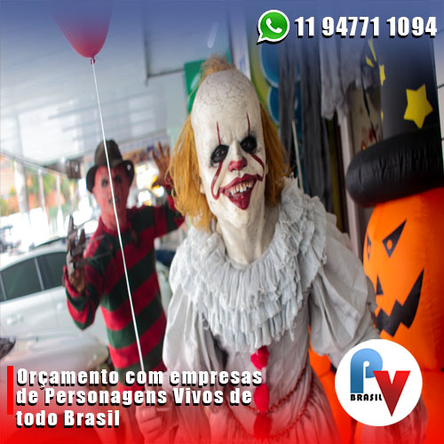 Personagens Vivos da A Freira e Jason Personagens Vivos da A Freira e Jason