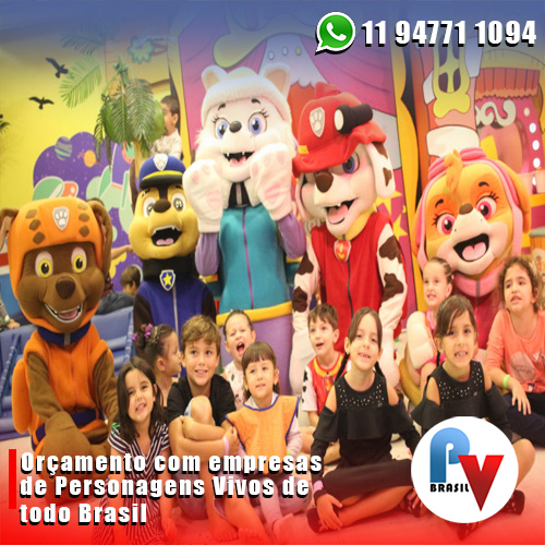 Personagens Vivos da Patrulha Canina