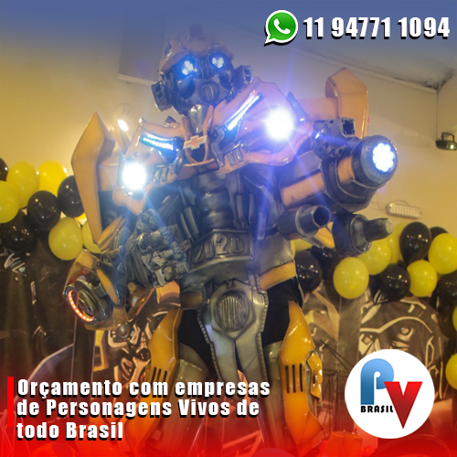Personagens Vivos do Transformers Personagens Vivos do Transformers