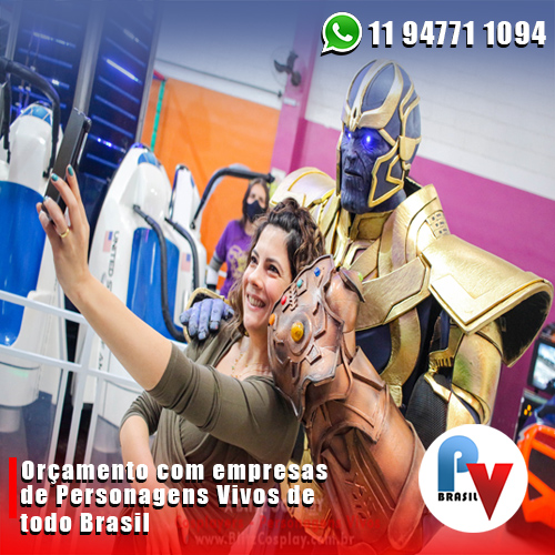 Personagem Vivo do Thanos Personagem Vivo do Thanos