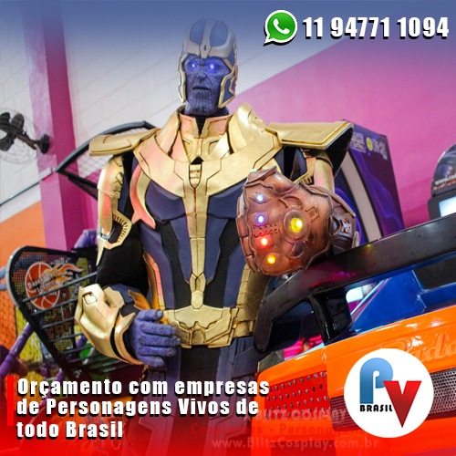 Personagem Vivo do Thanos Personagem Vivo do Thanos