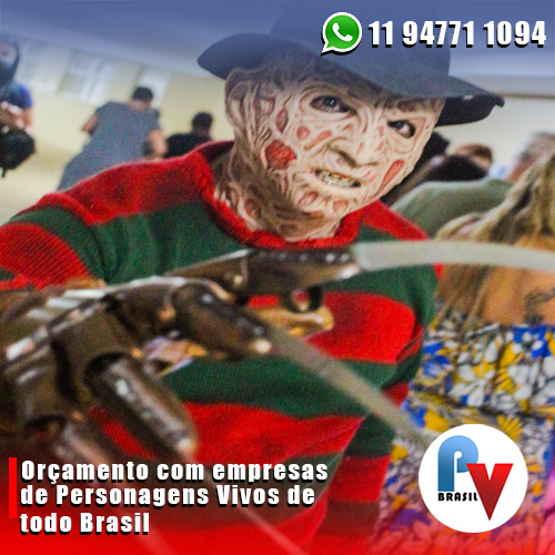 Personagens Vivos do Freddy Krueger Personagens Vivos do Freddy Krueger