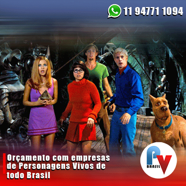 Os melhores personagens vivos para a sua festa Os melhores personagens vivos