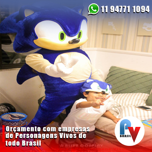 Sonic Personagens Vivos para Festas Sonic Personagens Vivos para Festas