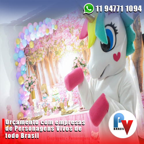 Unicórnio Personagens Vivos para Festas Unicórnio Personagens Vivos para Festas